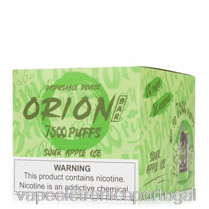 Vape Eletrônico [pacote Com 10] Vape Perdido Orion Bar 7500 Descartável